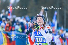 08.01.2023, Pokljuka, Slovenia (SLO): Lena Haecki-Gross (SUI) - IBU World Cup Biathlon, mixed relay, Pokljuka (SLO). www.nordicfocus.com. © Manzoni/NordicFocus. Every downloaded picture is fee-liable.