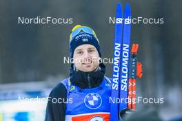 08.01.2023, Pokljuka, Slovenia (SLO): Jesper Nelin (SWE) - IBU World Cup Biathlon, mixed relay, Pokljuka (SLO). www.nordicfocus.com. © Manzoni/NordicFocus. Every downloaded picture is fee-liable.