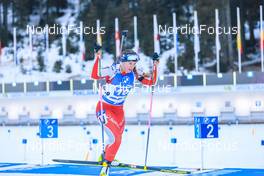 08.01.2023, Pokljuka, Slovenia (SLO): Lena Haecki-Gross (SUI) - IBU World Cup Biathlon, mixed relay, Pokljuka (SLO). www.nordicfocus.com. © Manzoni/NordicFocus. Every downloaded picture is fee-liable.