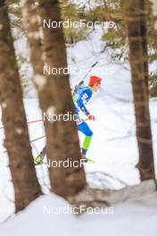 08.01.2023, Pokljuka, Slovenia (SLO): Lovro Planko (SLO) - IBU World Cup Biathlon, mixed relay, Pokljuka (SLO). www.nordicfocus.com. © Manzoni/NordicFocus. Every downloaded picture is fee-liable.