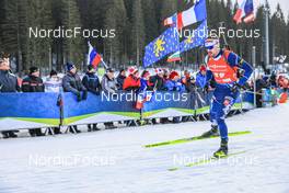 07.01.2023, Pokljuka, Slovenia (SLO): Olli Hiidensalo (FIN) - IBU World Cup Biathlon, pursuit men, Pokljuka (SLO). www.nordicfocus.com. © Manzoni/NordicFocus. Every downloaded picture is fee-liable.