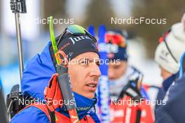 07.01.2023, Pokljuka, Slovenia (SLO): Quentin Fillon Maillet (FRA) - IBU World Cup Biathlon, pursuit men, Pokljuka (SLO). www.nordicfocus.com. © Manzoni/NordicFocus. Every downloaded picture is fee-liable.