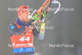 07.01.2023, Pokljuka, Slovenia (SLO): Johannes Kuehn (GER) - IBU World Cup Biathlon, pursuit men, Pokljuka (SLO). www.nordicfocus.com. © Manzoni/NordicFocus. Every downloaded picture is fee-liable.