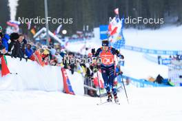 07.01.2023, Pokljuka, Slovenia (SLO): Sturla Holm Laegreid (NOR) - IBU World Cup Biathlon, pursuit men, Pokljuka (SLO). www.nordicfocus.com. © Manzoni/NordicFocus. Every downloaded picture is fee-liable.