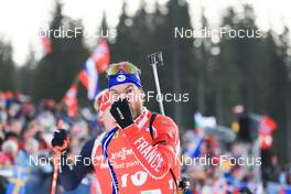 07.01.2023, Pokljuka, Slovenia (SLO): Antonin Guigonnat (FRA) - IBU World Cup Biathlon, pursuit men, Pokljuka (SLO). www.nordicfocus.com. © Manzoni/NordicFocus. Every downloaded picture is fee-liable.