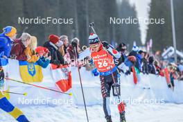 07.01.2023, Pokljuka, Slovenia (SLO): Mikito Tachizaki (JPN) - IBU World Cup Biathlon, pursuit men, Pokljuka (SLO). www.nordicfocus.com. © Manzoni/NordicFocus. Every downloaded picture is fee-liable.