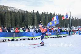 07.01.2023, Pokljuka, Slovenia (SLO): Sturla Holm Laegreid (NOR) - IBU World Cup Biathlon, pursuit men, Pokljuka (SLO). www.nordicfocus.com. © Manzoni/NordicFocus. Every downloaded picture is fee-liable.