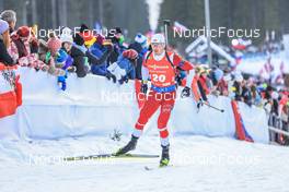 07.01.2023, Pokljuka, Slovenia (SLO): Andrejs Rastorgujevs (LAT) - IBU World Cup Biathlon, pursuit men, Pokljuka (SLO). www.nordicfocus.com. © Manzoni/NordicFocus. Every downloaded picture is fee-liable.