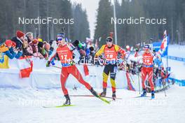 07.01.2023, Pokljuka, Slovenia (SLO): Niklas Hartweg (SUI) - IBU World Cup Biathlon, pursuit men, Pokljuka (SLO). www.nordicfocus.com. © Manzoni/NordicFocus. Every downloaded picture is fee-liable.