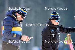 07.01.2023, Pokljuka, Slovenia (SLO): Jean-Marc Chabloz (SUI), coach Team Sweden - IBU World Cup Biathlon, pursuit women, Pokljuka (SLO). www.nordicfocus.com. © Manzoni/NordicFocus. Every downloaded picture is fee-liable.