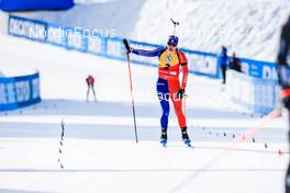 07.01.2023, Pokljuka, Slovenia (SLO): Julia Simon (FRA) - IBU World Cup Biathlon, pursuit women, Pokljuka (SLO). www.nordicfocus.com. © Manzoni/NordicFocus. Every downloaded picture is fee-liable.