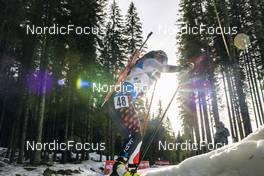 07.01.2023, Pokljuka, Slovenia (SLO): Fuyuko Tachizaki (JPN) - IBU World Cup Biathlon, pursuit women, Pokljuka (SLO). www.nordicfocus.com. © Manzoni/NordicFocus. Every downloaded picture is fee-liable.