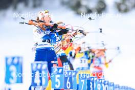 07.01.2023, Pokljuka, Slovenia (SLO): Nastassia Kinnunen (FIN) - IBU World Cup Biathlon, pursuit women, Pokljuka (SLO). www.nordicfocus.com. © Manzoni/NordicFocus. Every downloaded picture is fee-liable.