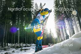 07.01.2023, Pokljuka, Slovenia (SLO): Mona Brorsson (SWE) - IBU World Cup Biathlon, pursuit women, Pokljuka (SLO). www.nordicfocus.com. © Manzoni/NordicFocus. Every downloaded picture is fee-liable.