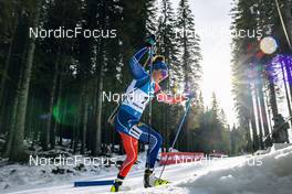 07.01.2023, Pokljuka, Slovenia (SLO): Lou Jeanmonnot (FRA) - IBU World Cup Biathlon, pursuit women, Pokljuka (SLO). www.nordicfocus.com. © Manzoni/NordicFocus. Every downloaded picture is fee-liable.