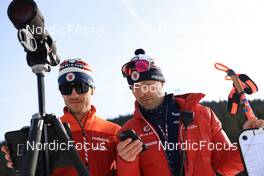 07.01.2023, Pokljuka, Slovenia (SLO): Armin Auchentaller (ITA), Coach Team USA - IBU World Cup Biathlon, pursuit women, Pokljuka (SLO). www.nordicfocus.com. © Manzoni/NordicFocus. Every downloaded picture is fee-liable.