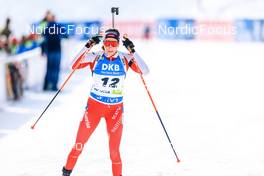 07.01.2023, Pokljuka, Slovenia (SLO): Aita Gasparin (SUI) - IBU World Cup Biathlon, pursuit women, Pokljuka (SLO). www.nordicfocus.com. © Manzoni/NordicFocus. Every downloaded picture is fee-liable.