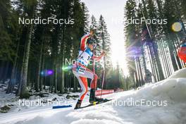 07.01.2023, Pokljuka, Slovenia (SLO): Elisa Gasparin (SUI) - IBU World Cup Biathlon, pursuit women, Pokljuka (SLO). www.nordicfocus.com. © Manzoni/NordicFocus. Every downloaded picture is fee-liable.