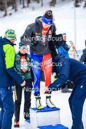 08.01.2023, Pokljuka, Slovenia (SLO): Lou Jeanmonnot (FRA) - IBU World Cup Biathlon, single mixed relay, Pokljuka (SLO). www.nordicfocus.com. © Manzoni/NordicFocus. Every downloaded picture is fee-liable.