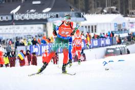 08.01.2023, Pokljuka, Slovenia (SLO): Anton Sinapov (BUL) - IBU World Cup Biathlon, single mixed relay, Pokljuka (SLO). www.nordicfocus.com. © Manzoni/NordicFocus. Every downloaded picture is fee-liable.