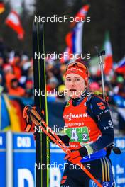 08.01.2023, Pokljuka, Slovenia (SLO): Janina Hettich-Walz (GER) - IBU World Cup Biathlon, single mixed relay, Pokljuka (SLO). www.nordicfocus.com. © Manzoni/NordicFocus. Every downloaded picture is fee-liable.