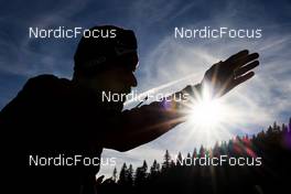 06.01.2023, Pokljuka, Slovenia (SLO): Remo Krug (GER) coach Team Switzerland - IBU World Cup Biathlon, sprint men, Pokljuka (SLO). www.nordicfocus.com. © Manzoni/NordicFocus. Every downloaded picture is fee-liable.