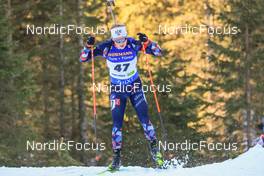 06.01.2023, Pokljuka, Slovenia (SLO): Johannes Dale (NOR) - IBU World Cup Biathlon, sprint men, Pokljuka (SLO). www.nordicfocus.com. © Manzoni/NordicFocus. Every downloaded picture is fee-liable.