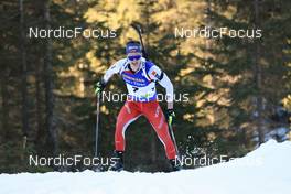 06.01.2023, Pokljuka, Slovenia (SLO): Niklas Hartweg (SUI) - IBU World Cup Biathlon, sprint men, Pokljuka (SLO). www.nordicfocus.com. © Manzoni/NordicFocus. Every downloaded picture is fee-liable.