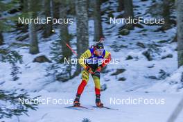 06.01.2023, Pokljuka, Slovenia (SLO): Florent Claude (BEL) - IBU World Cup Biathlon, sprint men, Pokljuka (SLO). www.nordicfocus.com. © Manzoni/NordicFocus. Every downloaded picture is fee-liable.