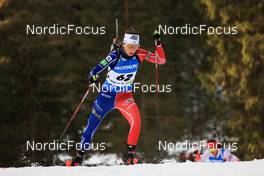 05.01.2023, Pokljuka, Slovenia (SLO): Chloe Chevalier (FRA) - IBU World Cup Biathlon, sprint women, Pokljuka (SLO). www.nordicfocus.com. © Manzoni/NordicFocus. Every downloaded picture is fee-liable.
