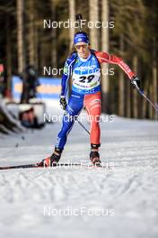 05.01.2023, Pokljuka, Slovenia (SLO): Anais Chevalier-Bouchet (FRA) - IBU World Cup Biathlon, sprint women, Pokljuka (SLO). www.nordicfocus.com. © Manzoni/NordicFocus. Every downloaded picture is fee-liable.