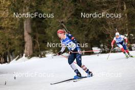 05.01.2023, Pokljuka, Slovenia (SLO): Kelsey Joan Dickinson (USA) - IBU World Cup Biathlon, sprint women, Pokljuka (SLO). www.nordicfocus.com. © Manzoni/NordicFocus. Every downloaded picture is fee-liable.