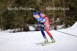 05.01.2023, Pokljuka, Slovenia (SLO): Lou Jeanmonnot (FRA) - IBU World Cup Biathlon, sprint women, Pokljuka (SLO). www.nordicfocus.com. © Manzoni/NordicFocus. Every downloaded picture is fee-liable.