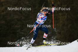 05.01.2023, Pokljuka, Slovenia (SLO): Chloe Levins (USA) - IBU World Cup Biathlon, sprint women, Pokljuka (SLO). www.nordicfocus.com. © Manzoni/NordicFocus. Every downloaded picture is fee-liable.