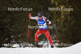 05.01.2023, Pokljuka, Slovenia (SLO): Lea Meier (SUI) - IBU World Cup Biathlon, sprint women, Pokljuka (SLO). www.nordicfocus.com. © Manzoni/NordicFocus. Every downloaded picture is fee-liable.