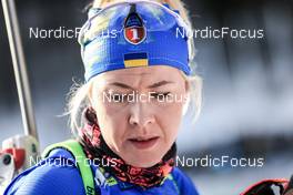 05.01.2023, Pokljuka, Slovenia (SLO): Yuliia Dzhima (UKR) - IBU World Cup Biathlon, sprint women, Pokljuka (SLO). www.nordicfocus.com. © Manzoni/NordicFocus. Every downloaded picture is fee-liable.