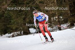 05.01.2023, Pokljuka, Slovenia (SLO): Amy Baserga (SUI) - IBU World Cup Biathlon, sprint women, Pokljuka (SLO). www.nordicfocus.com. © Manzoni/NordicFocus. Every downloaded picture is fee-liable.