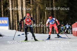 05.01.2023, Pokljuka, Slovenia (SLO): Denise Herrmann-Wick (GER), Kamila Zuk (POL), (l-r) - IBU World Cup Biathlon, sprint women, Pokljuka (SLO). www.nordicfocus.com. © Manzoni/NordicFocus. Every downloaded picture is fee-liable.