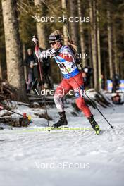 05.01.2023, Pokljuka, Slovenia (SLO): Anna Gandler (AUT) - IBU World Cup Biathlon, sprint women, Pokljuka (SLO). www.nordicfocus.com. © Manzoni/NordicFocus. Every downloaded picture is fee-liable.