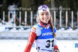 05.01.2023, Pokljuka, Slovenia (SLO): Marketa Davidova (CZE) - IBU World Cup Biathlon, sprint women, Pokljuka (SLO). www.nordicfocus.com. © Manzoni/NordicFocus. Every downloaded picture is fee-liable.