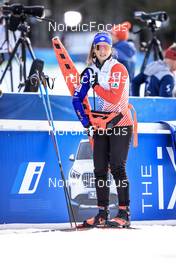 05.01.2023, Pokljuka, Slovenia (SLO): Anais Chevalier-Bouchet (FRA) - IBU World Cup Biathlon, sprint women, Pokljuka (SLO). www.nordicfocus.com. © Manzoni/NordicFocus. Every downloaded picture is fee-liable.