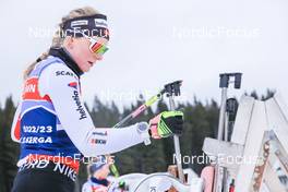 03.01.2023, Pokljuka, Slovenia (SLO): Amy Baserga (SUI) - IBU World Cup Biathlon, training, Pokljuka (SLO). www.nordicfocus.com. © Manzoni/NordicFocus. Every downloaded picture is fee-liable.