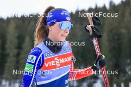 03.01.2023, Pokljuka, Slovenia (SLO): Chloe Chevalier (FRA) - IBU World Cup Biathlon, training, Pokljuka (SLO). www.nordicfocus.com. © Manzoni/NordicFocus. Every downloaded picture is fee-liable.