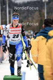 11.01.2023, Ruhpolding, Germany (GER): Rene Zahkna (EST) - IBU World Cup Biathlon, individual men, Ruhpolding (GER). www.nordicfocus.com. © Manzoni/NordicFocus. Every downloaded picture is fee-liable.