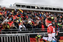 11.01.2023, Ruhpolding, Germany (GER): Logan Pletz (CAN) - IBU World Cup Biathlon, individual men, Ruhpolding (GER). www.nordicfocus.com. © Manzoni/NordicFocus. Every downloaded picture is fee-liable.
