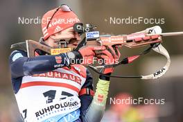 11.01.2023, Ruhpolding, Germany (GER): Benedikt Doll (GER) - IBU World Cup Biathlon, individual men, Ruhpolding (GER). www.nordicfocus.com. © Manzoni/NordicFocus. Every downloaded picture is fee-liable.