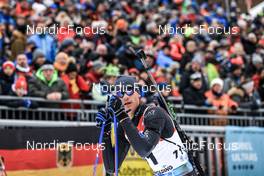 11.01.2023, Ruhpolding, Germany (GER): Daniele Fauner (ITA) - IBU World Cup Biathlon, individual men, Ruhpolding (GER). www.nordicfocus.com. © Manzoni/NordicFocus. Every downloaded picture is fee-liable.
