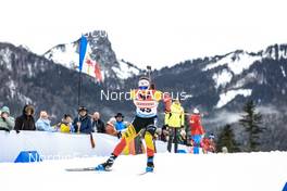 11.01.2023, Ruhpolding, Germany (GER): Thierry Langer (BEL) - IBU World Cup Biathlon, individual men, Ruhpolding (GER). www.nordicfocus.com. © Manzoni/NordicFocus. Every downloaded picture is fee-liable.