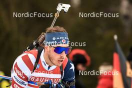 11.01.2023, Ruhpolding, Germany (GER): Paul Schommer (USA) - IBU World Cup Biathlon, individual men, Ruhpolding (GER). www.nordicfocus.com. © Manzoni/NordicFocus. Every downloaded picture is fee-liable.