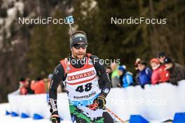 11.01.2023, Ruhpolding, Germany (GER): Patrick Braunhofer (ITA) - IBU World Cup Biathlon, individual men, Ruhpolding (GER). www.nordicfocus.com. © Manzoni/NordicFocus. Every downloaded picture is fee-liable.